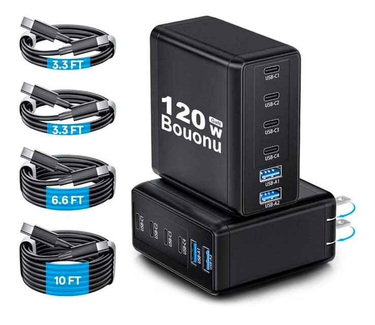 WhatsApp Image 2026-08-26 at 5.22.11 PM (1) Bouonu 120W GaN USB-C Charger Block - Image 1