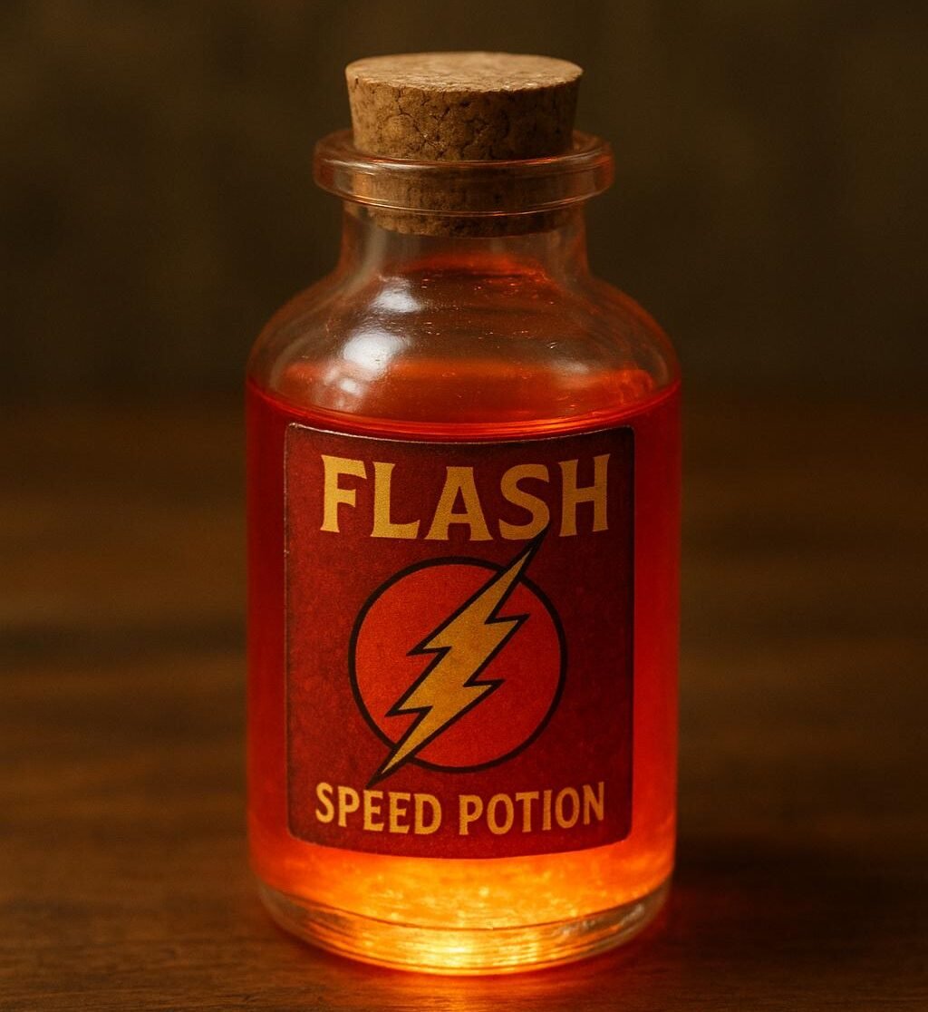 WhatsApp Image 2026-08-26 at 5.44.01 PM Vintage Flash Speed Potion Glass Bottle - Image 1